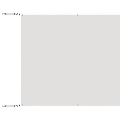 148162 vidaXL Vertical Awning White 100x1000 cm Oxford Fabric