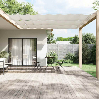 148162 vidaXL Vertical Awning White 100x1000 cm Oxford Fabric