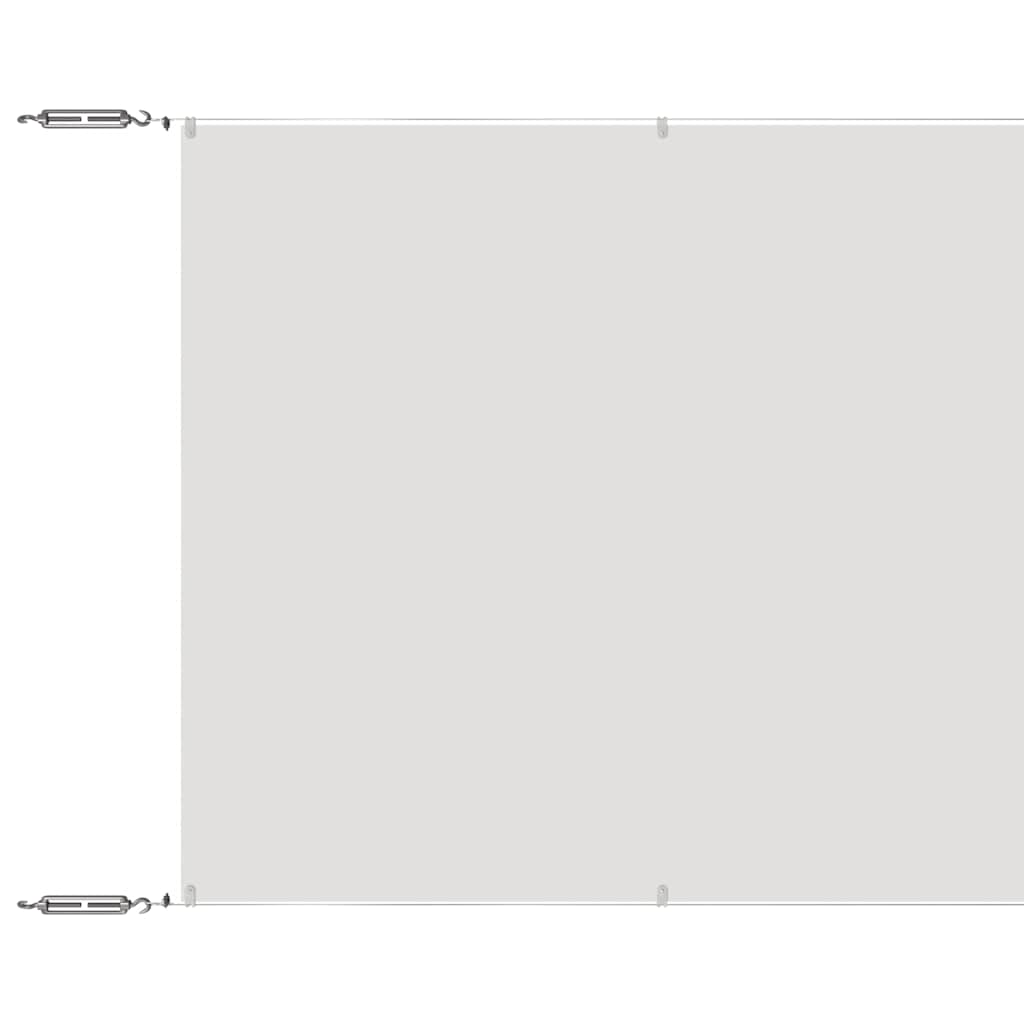 148167 vidaXL Vertical Awning White 140x600 cm Oxford Fabric