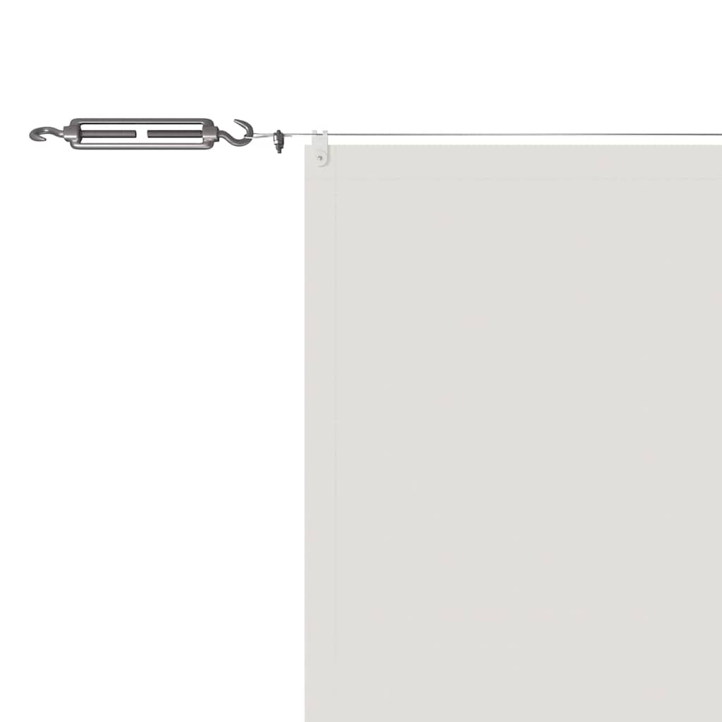 148167 vidaXL Vertical Awning White 140x600 cm Oxford Fabric