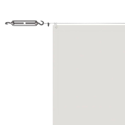 148167 vidaXL Vertical Awning White 140x600 cm Oxford Fabric