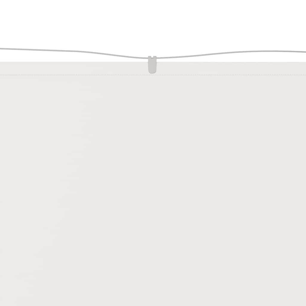 Vertical Awning White 140x800 cm Oxford Fabric