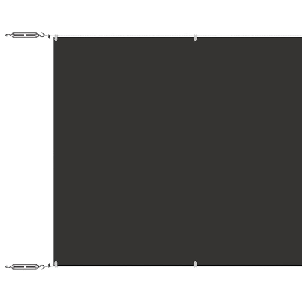 148212 vidaXL Vertical Awning Anthracite 100x1200 cm Oxford Fabric
