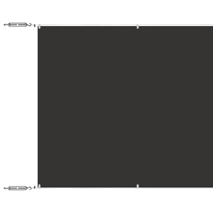 148212 vidaXL Vertical Awning Anthracite 100x1200 cm Oxford Fabric