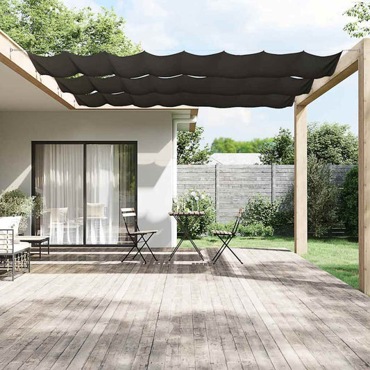 148225 vidaXL Vertical Awning Anthracite 180x1000 cm Oxford Fabric
