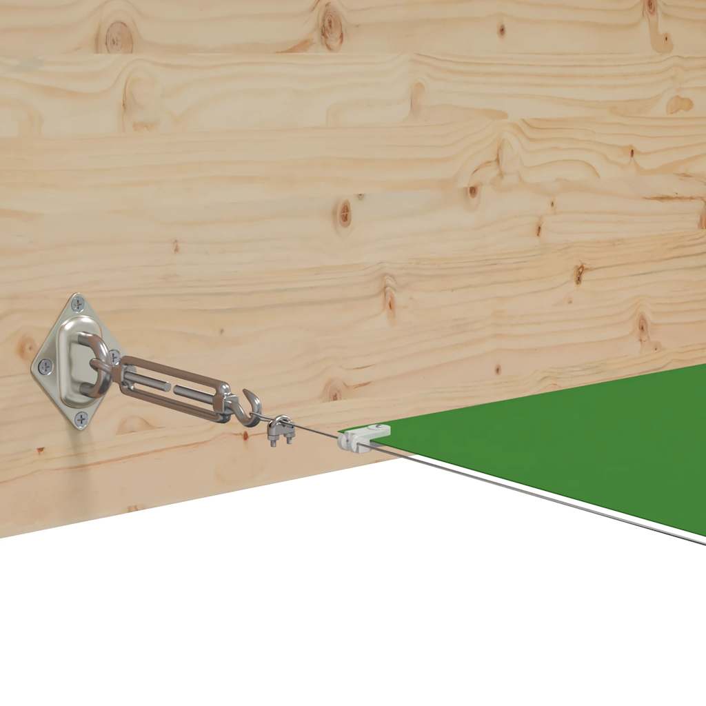 148300 vidaXL Vertical Awning Light Green 60x600 cm Oxford Fabric