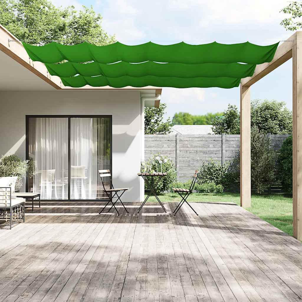 148302 vidaXL Vertical Awning Light Green 60x1000 cm Oxford Fabric