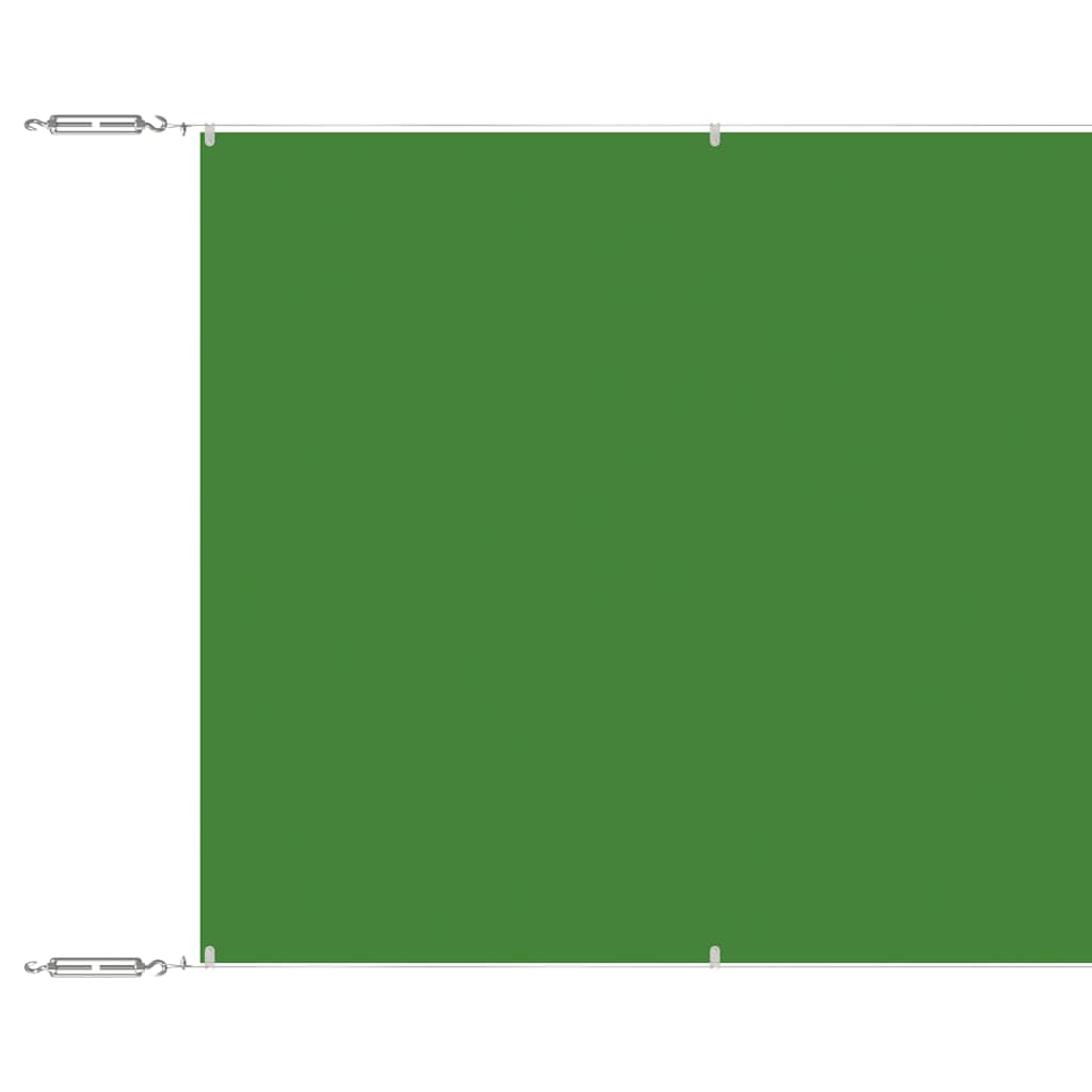 148314 vidaXL Vertical Awning Light Green 140x600 cm Oxford Fabric