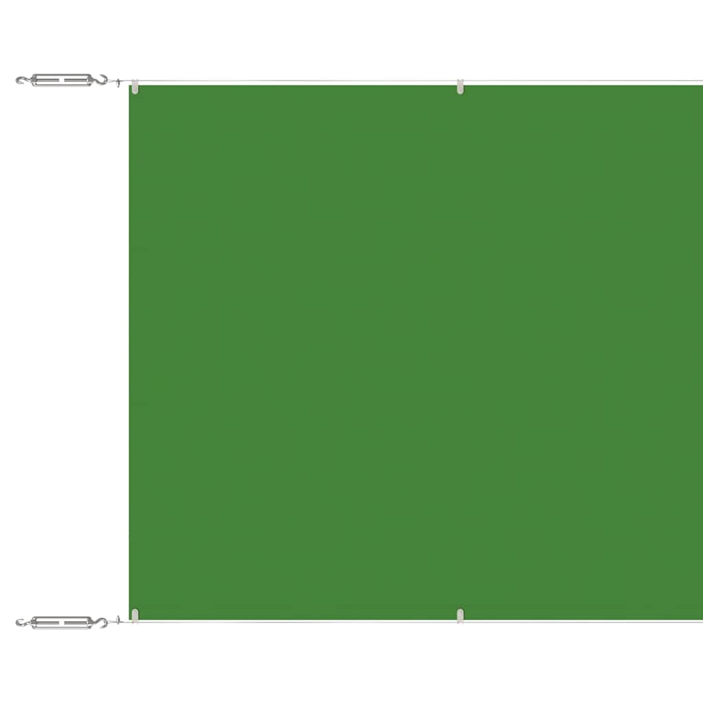 148315 vidaXL Vertical Awning Light Green 140x800 cm Oxford Fabric