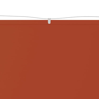 148359 vidaXL Vertical Awning Terracotta 100x1200 cm Oxford Fabric