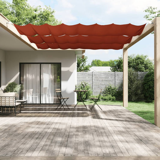 Vertical Awning | Terracotta | Oxford fabric (100% polyester)