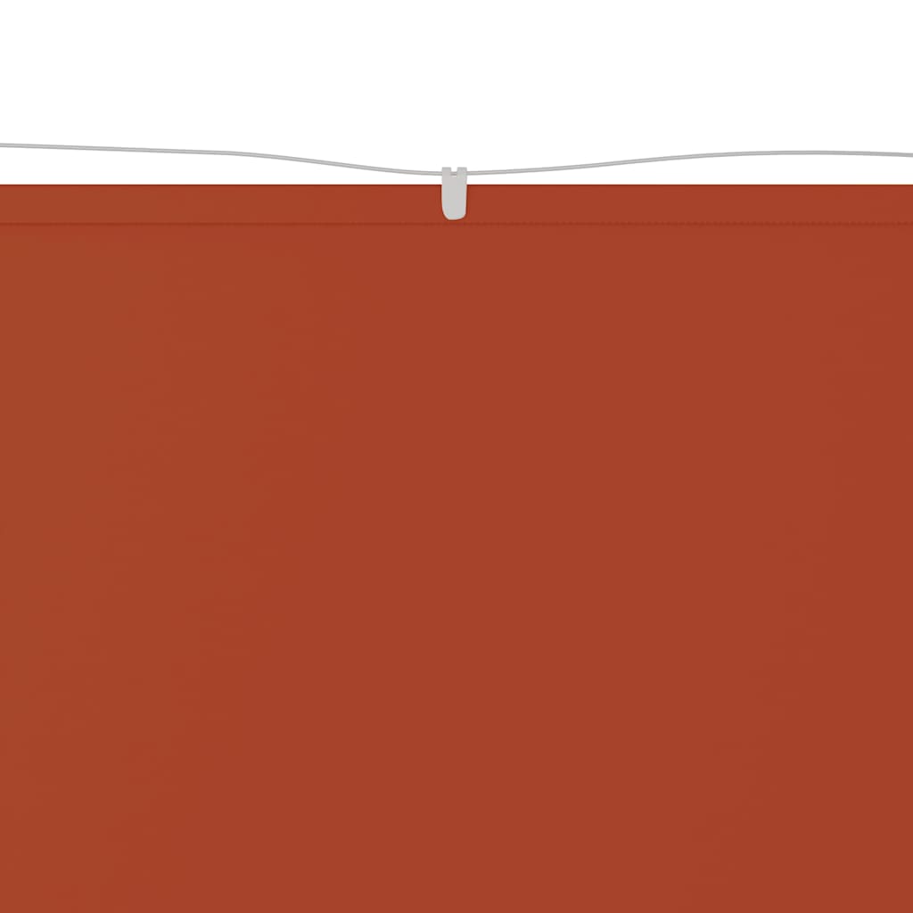 148363 vidaXL Vertical Awning Terracotta 140x600 cm Oxford Fabric