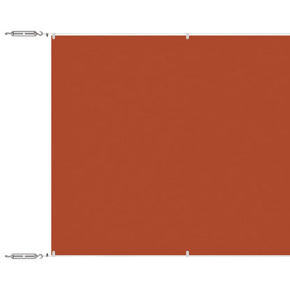 148370 vidaXL Vertical Awning Terracotta 180x600 cm Oxford Fabric