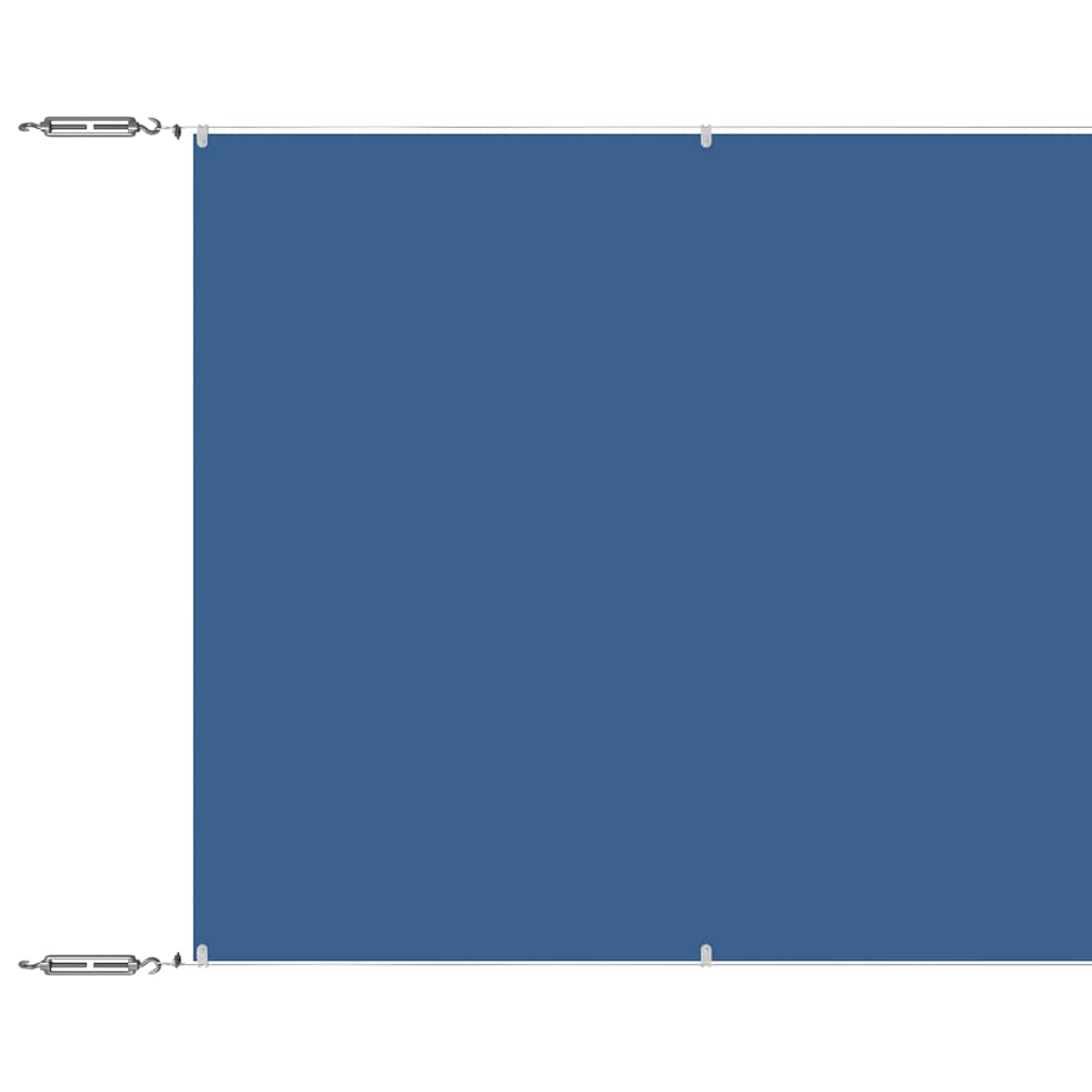148454 vidaXL Vertical Awning Blue 100x600 cm Oxford Fabric