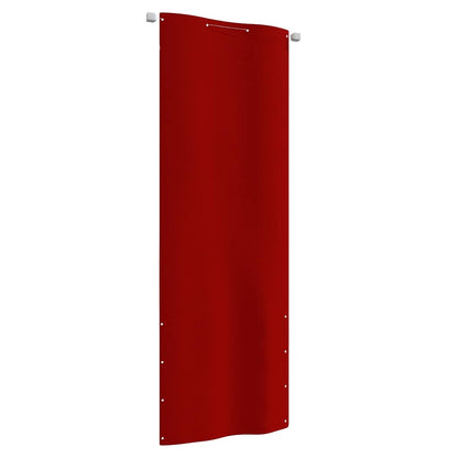 Balcony Screen Red 80x240 cm Oxford Fabric