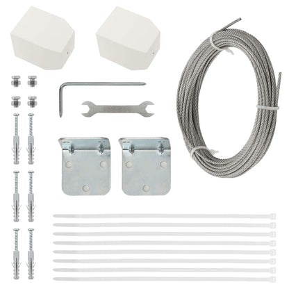 Balcony Screen Red 80x240 cm Oxford Fabric