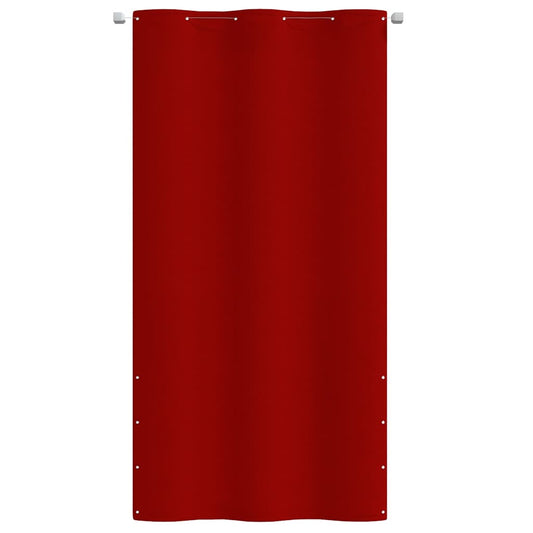 Balcony Screen | Red | Oxford fabric (100% polyester) | 120x240 cm