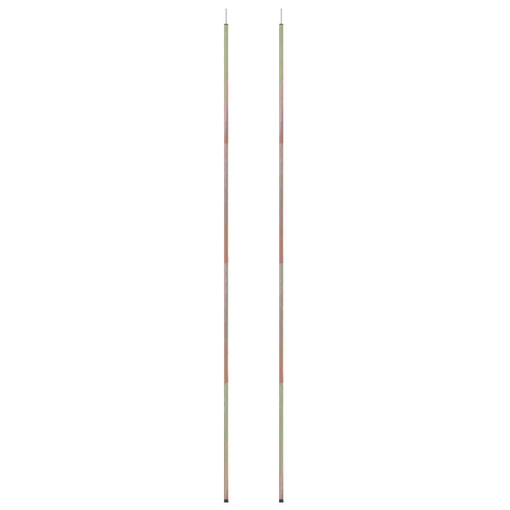 Sunshade Sail Poles 2 pcs 200 cm Galvanised Steel