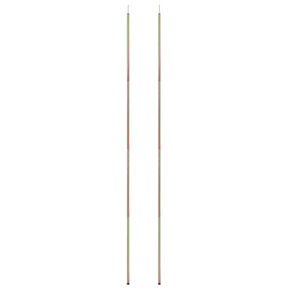 Sunshade Sail Poles 2 pcs 200 cm Galvanised Steel