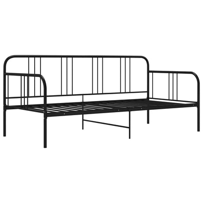 Sofa Bed Frame | Black | Powder-coated metal | Single