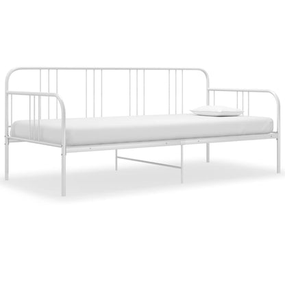 Sofa Bed Frame | White | Metal | Single