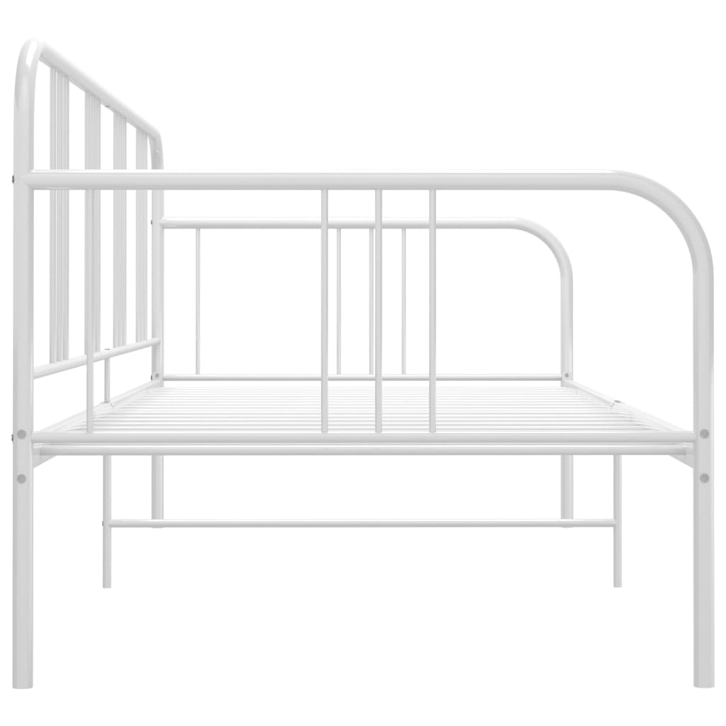 Sofa Bed Frame | White | Metal | Single