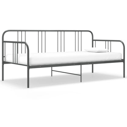 Sofa Bed Frame | Grey | Powder-coated metal | 90x200 cm