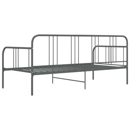 Sofa Bed Frame | Grey | Powder-coated metal | 90x200 cm