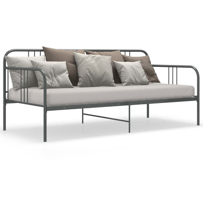 Sofa Bed Frame | Grey | Powder-coated metal | 90x200 cm