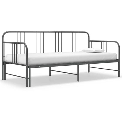 Sofa Bed Frame | Grey | Powder-coated metal | 90x200cm