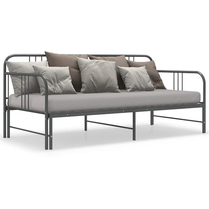 Sofa Bed Frame | Grey | Powder-coated metal | 90x200cm