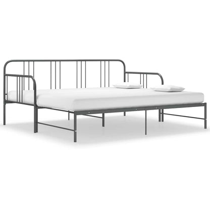 Sofa Bed Frame | Grey | Powder-coated metal | 90x200cm