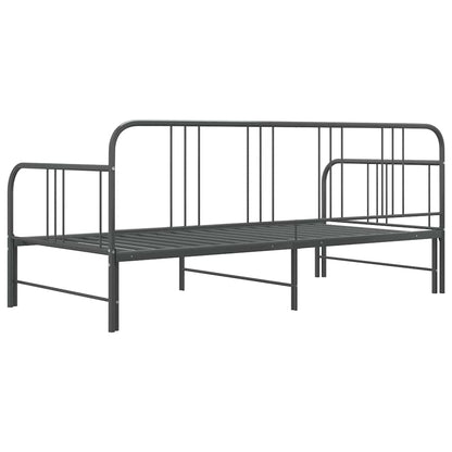 Sofa Bed Frame | Grey | Powder-coated metal | 90x200cm