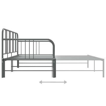 Sofa Bed Frame | Grey | Powder-coated metal | 90x200cm