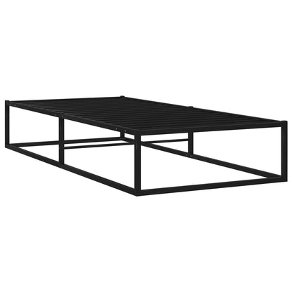 Bed Frame | Black | Powder-coated metal | Single | Tough | Bed Frame