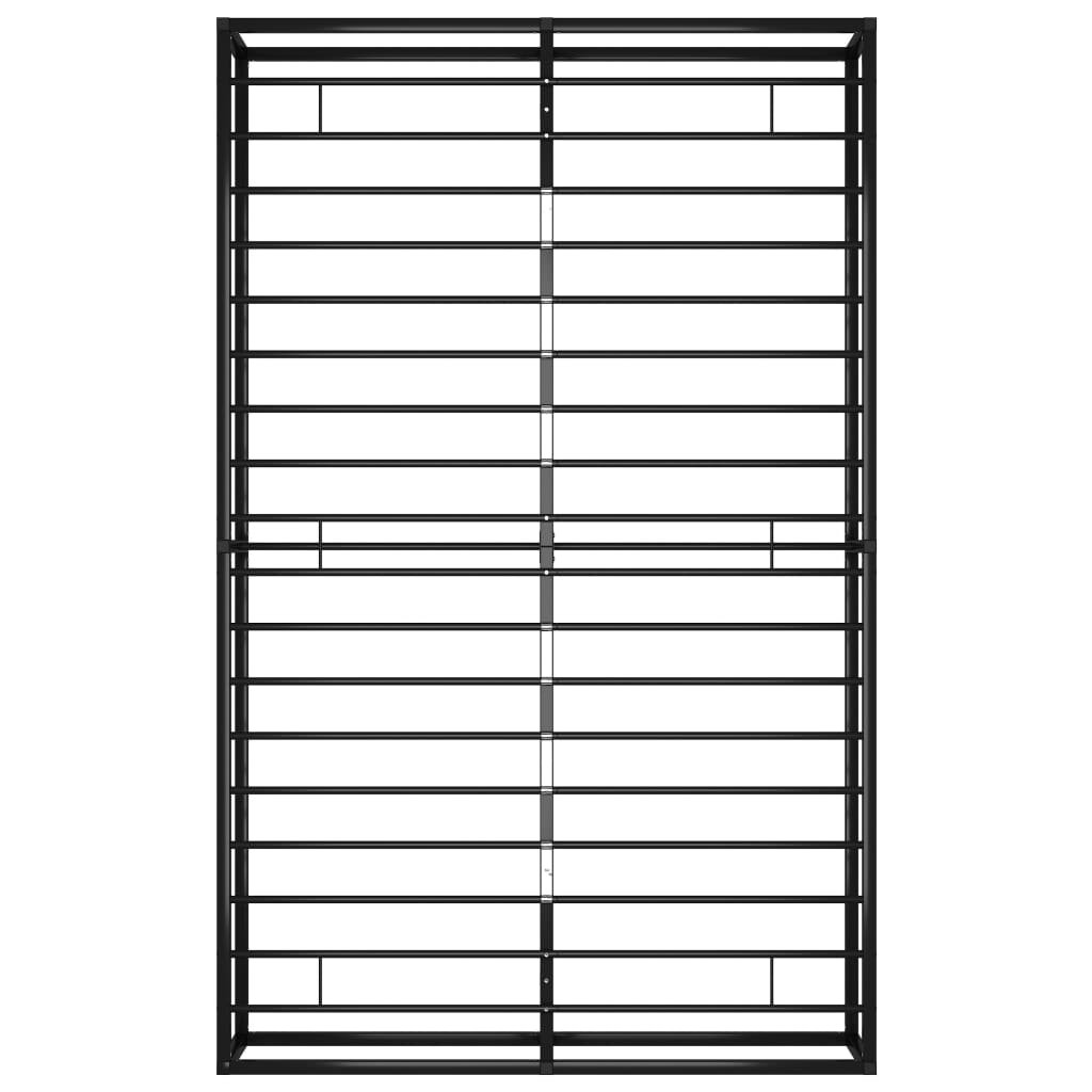 Bed Frame | Black | Metal | 120x200 cm | Bed Frame | Rectangular | Modern