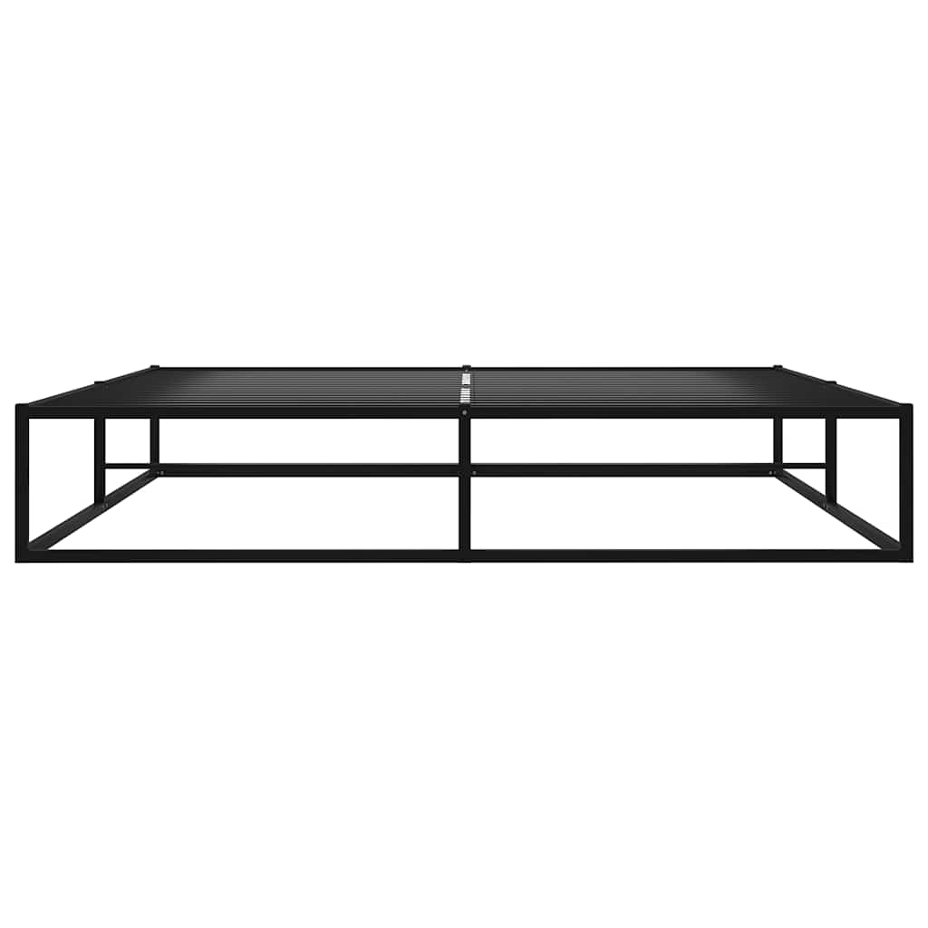 Bed Frame | Black | Powder-coated metal | Double | Durable | Bed Frame