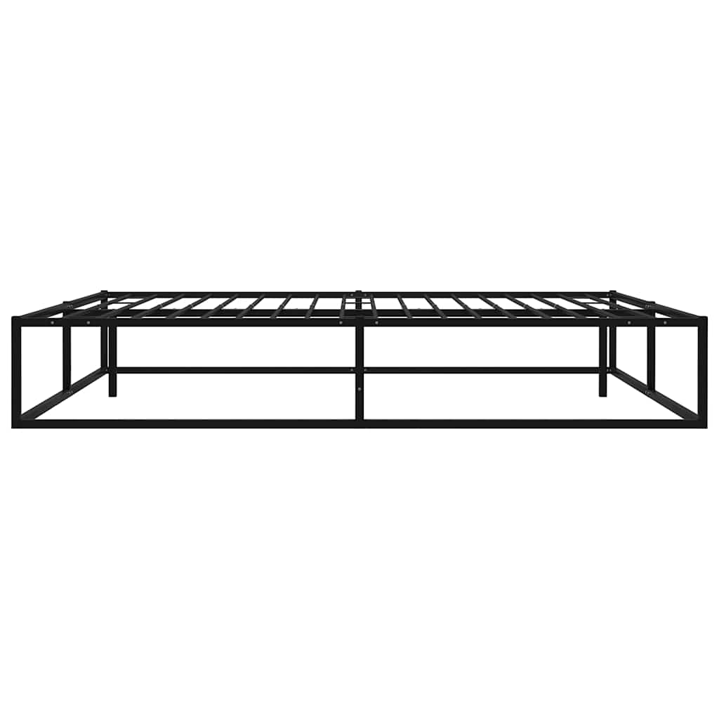 Bed Frame | Black | Powder-coated metal | Double | Durable | Bed Frame