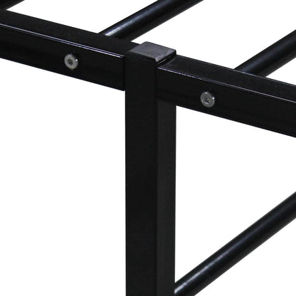 Bed Frame | Black | Powder-coated metal | Double | Durable | Bed Frame