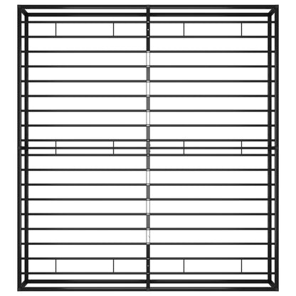Bed Frame | Black | Powder-coated metal | 160x200 cm | Durable