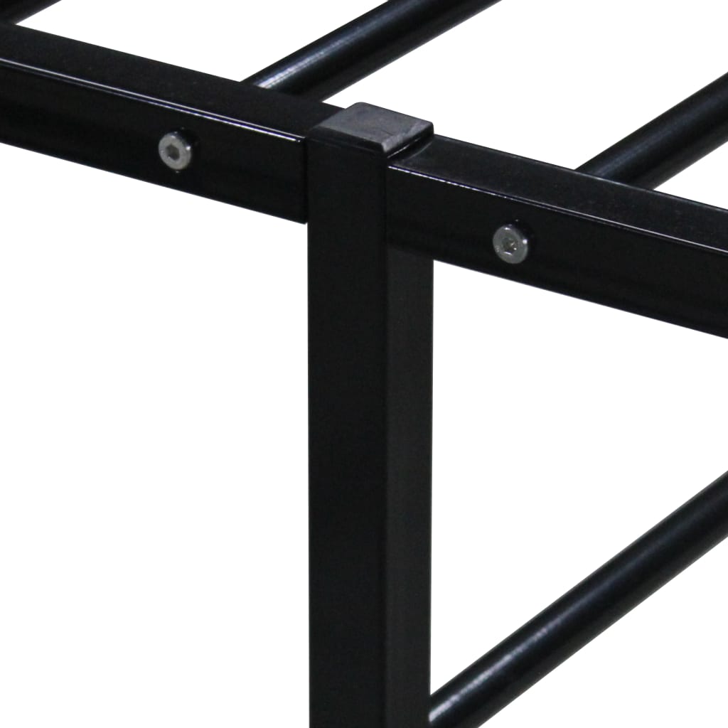 Bed Frame | Black | Powder-coated metal | Super King | Durable