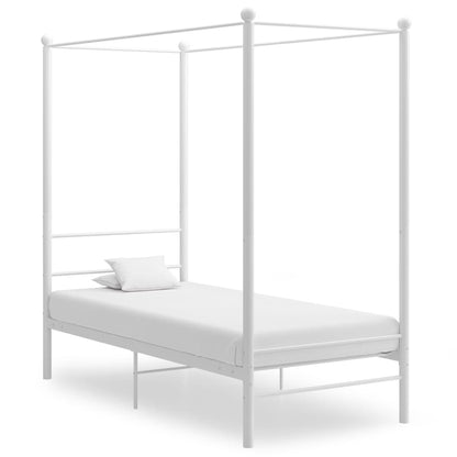 Bed Frame | White | Powder-coated metal | Single | Tough | Bed Frame