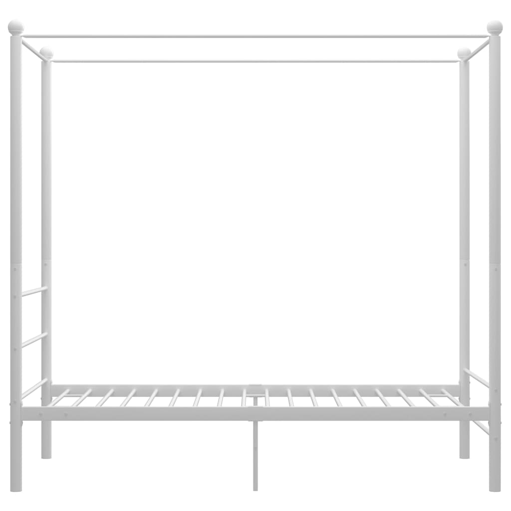 Bed Frame | White | Powder-coated metal | Single | Tough | Bed Frame