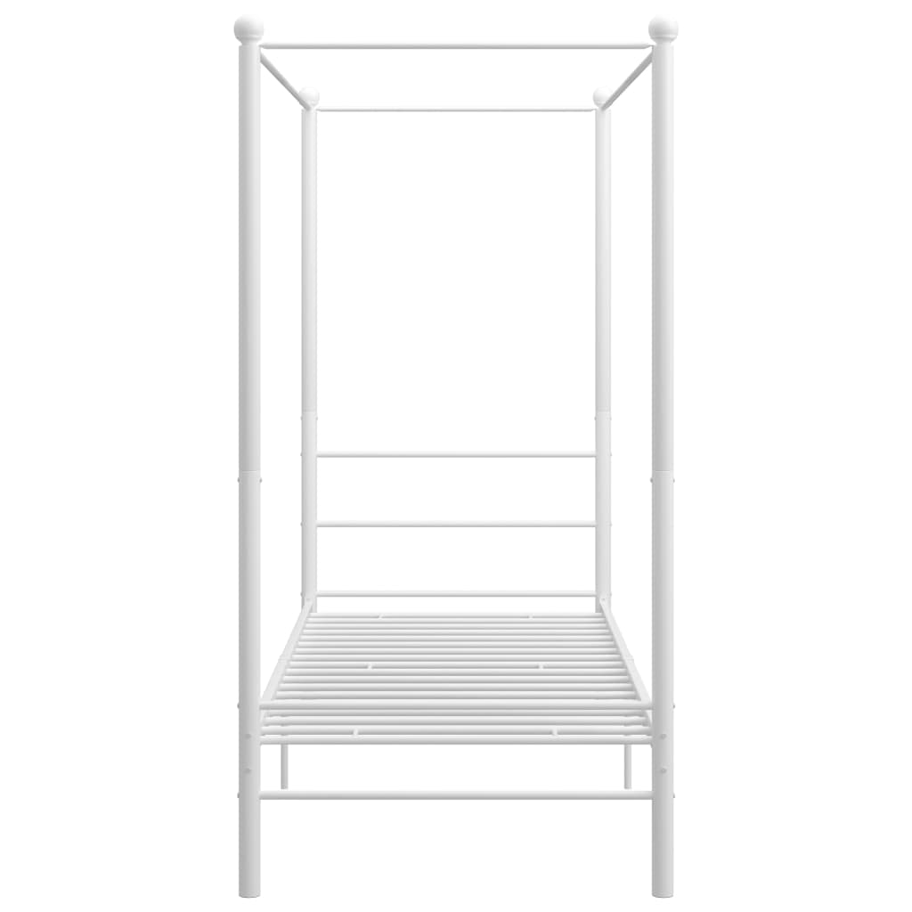 Bed Frame | White | Powder-coated metal | Single | Tough | Bed Frame