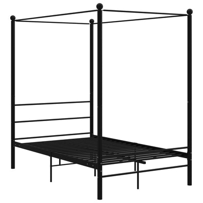 Bed Frame | Black | Powder-coated metal | Double | Classic/Traditional