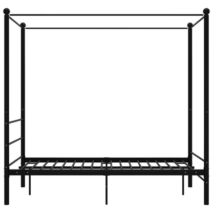 Bed Frame | Black | Powder-coated metal | Double | Classic/Traditional
