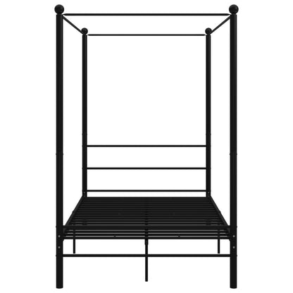 Bed Frame | Black | Powder-coated metal | Double | Classic/Traditional
