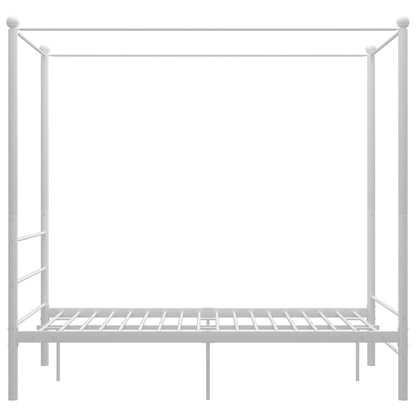 Bed Frame | White | Powder-coated metal | 120x200 cm | Bed Frame
