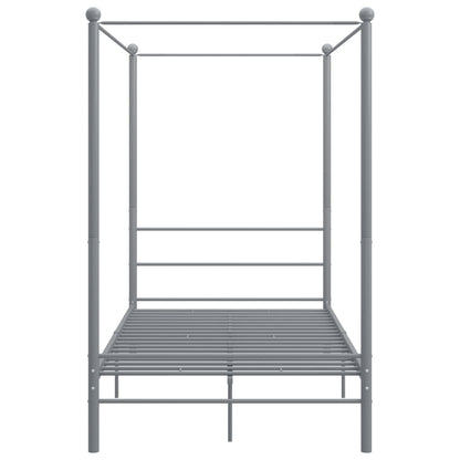 Bed Frame | Grey | Powder-coated metal | Double | Durable | Bed Frame