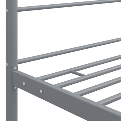 Bed Frame | Grey | Powder-coated metal | 140x200 cm | Bed Frame
